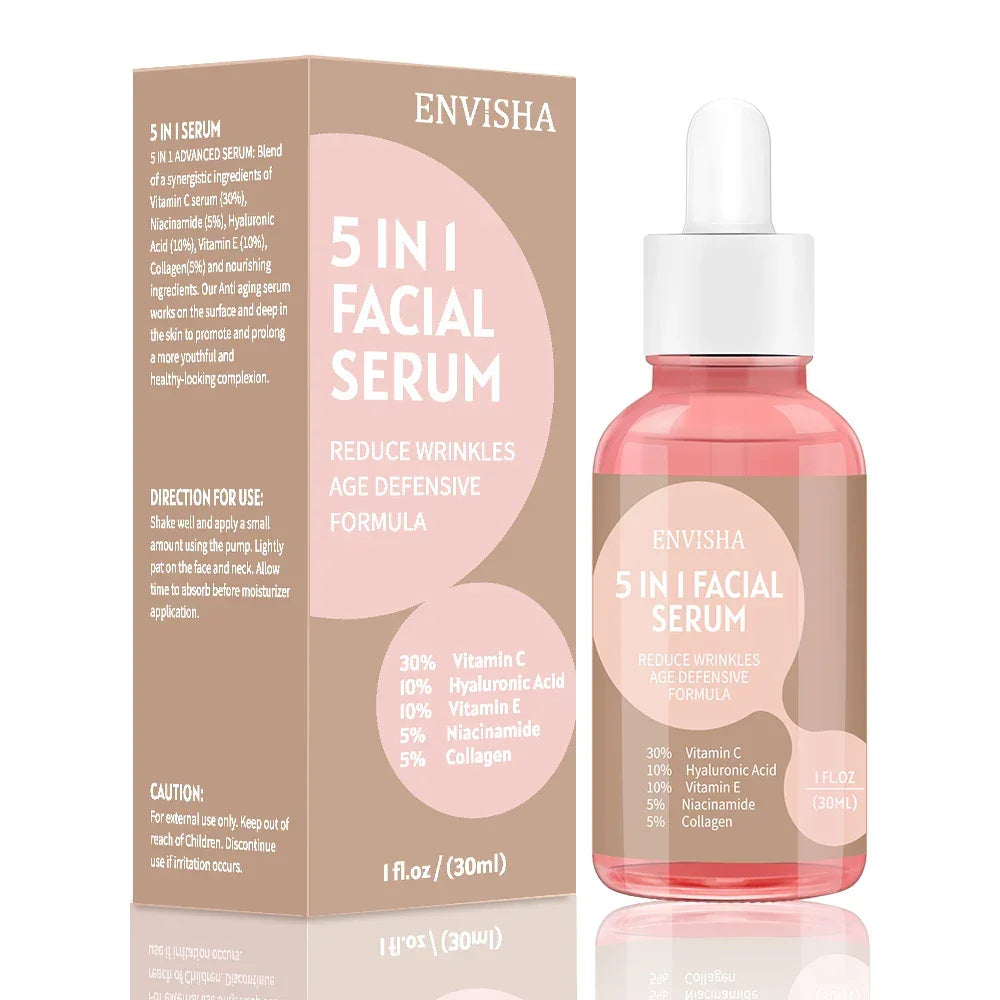 ENVISHA 4-in-1 Face Serum – Hyaluronic Acid & Niacinamide Peaceful Pleasures Health and Wellness VS-0211 30ml