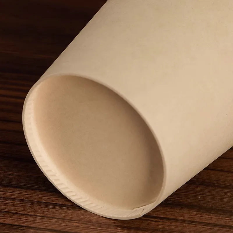 100pcs Disposable Paper Cups 250ml Solid Color Paper Cups Coffee Milk Cup Paper Cup For Hot Drinking Party Supplies Peaceful Pleasures Health and Wellness