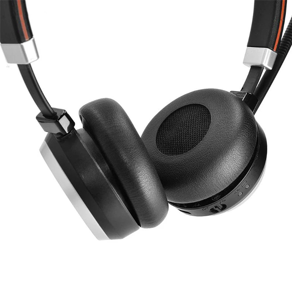 2PCS Headset Replacement Ear Pads Cover For Jabra Evolve 20 20Se 30 30II 40 65 Soft Foam Cushion Cup Earpad Covers Peaceful Pleasures Health and Wellness