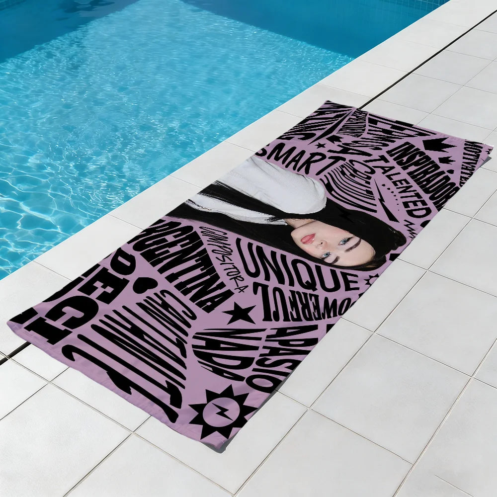 Nicki Nicole Quick-Dry Beach Towel | Soft Microfiber Pool Towel Quick-Dry Beach Towel Peaceful Pleasures Health and Wellness