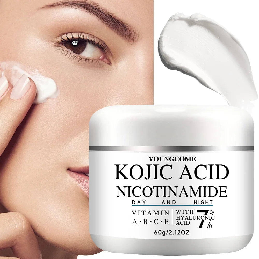 Kojic Acid & Nicotinamide Face Cream – Anti-Aging Moisturiser Anti-Aging Face Cream Peaceful Pleasures Health and Wellness