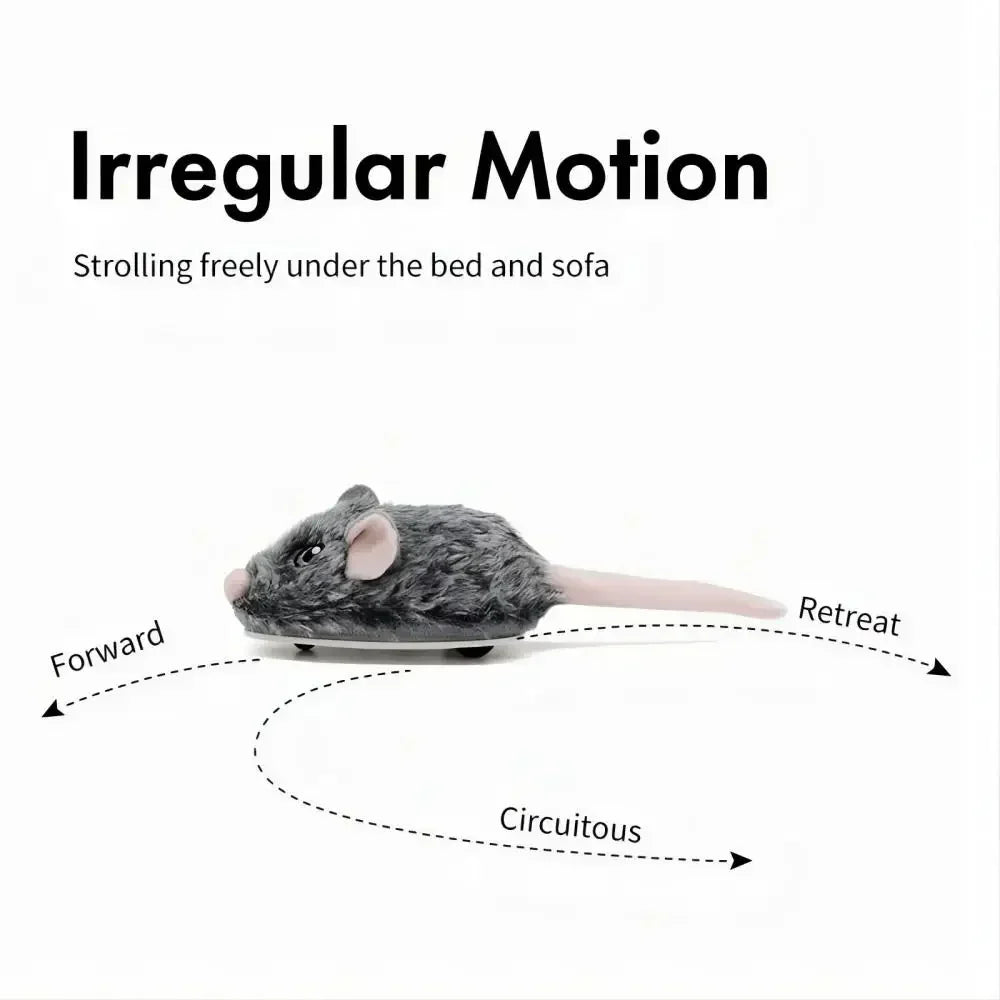 Automatic Electric Mouse Cat Toy – Interactive Self-Moving Toy