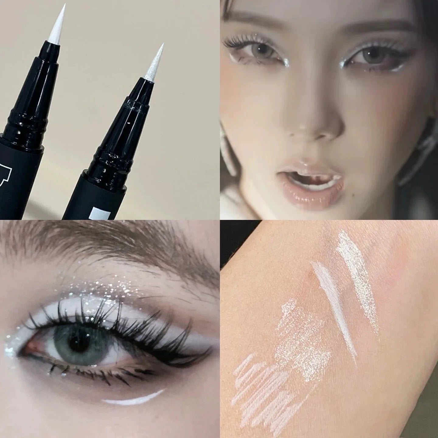 HERORANGE Double-Head Pearlescent Eyeliner Pen | Waterproof