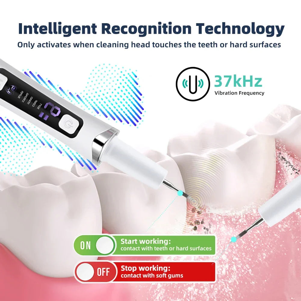 AFDEAL Ultrasonic Dental Scaler – 5 Modes, 9 Levels, LED