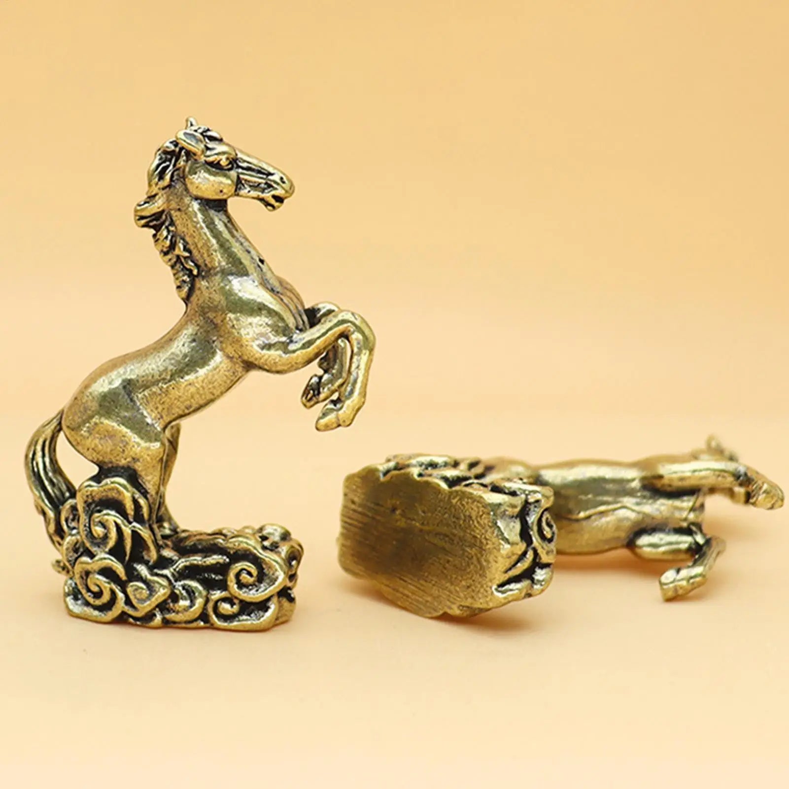 Horse Year Chinese Statue Spring Festival Ornament 2026 Year Of The Horse Desk Statue For Bookshelf Cabinet Dining Table Bedroom Peaceful Pleasures Health and Wellness