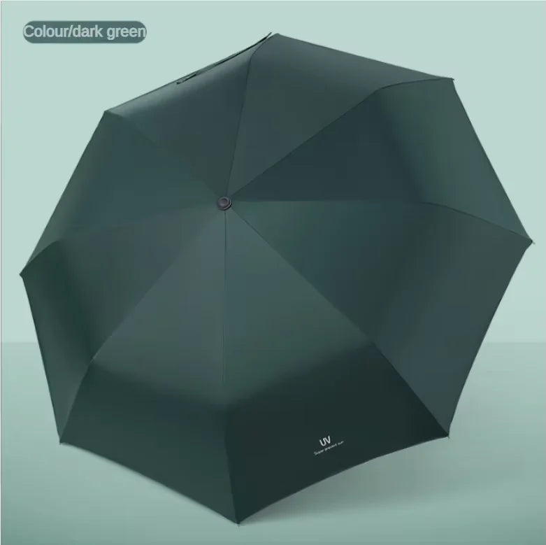 Magic Folding Umbrella – Windproof, UV Protection, Rain Pattern