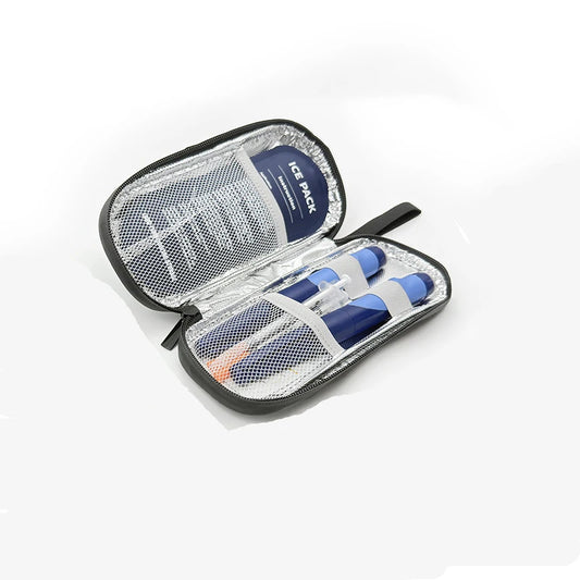 Insulin Refrigeration Bag Waterproof Storage Bag Travel Luggage Bag for People with High Blood Sugar Peaceful Pleasures Health and Wellness