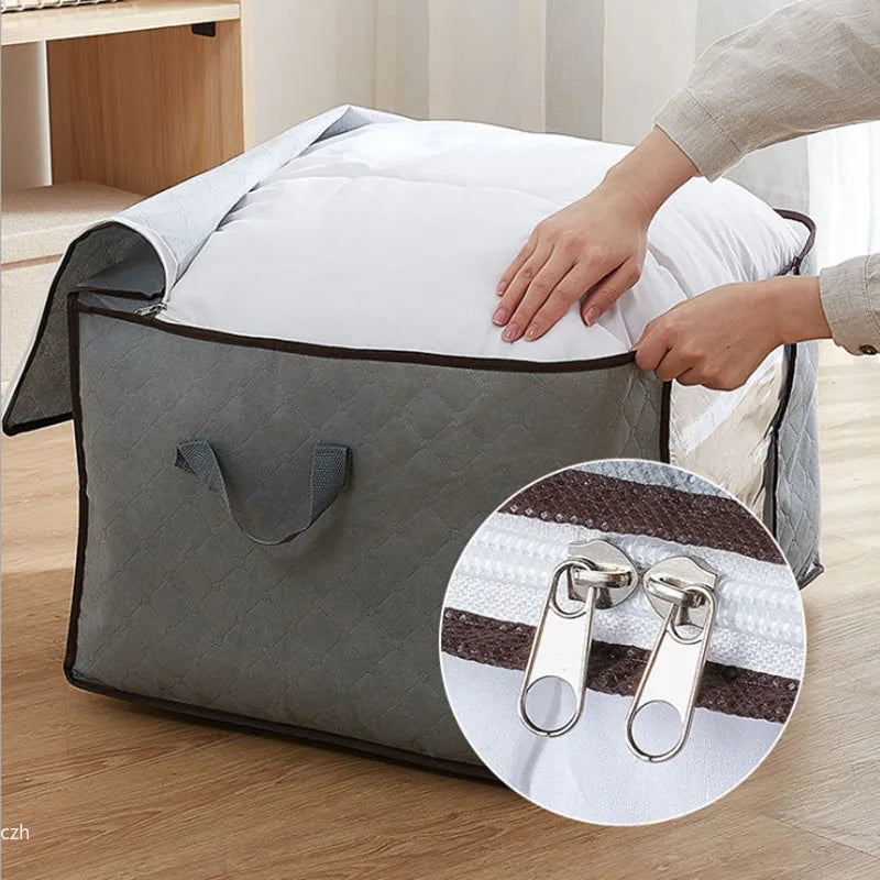 Quilt storage bag, clothing sorting bag, moving and organizing household bedding storage box, supplies Peaceful Pleasures Health and Wellness