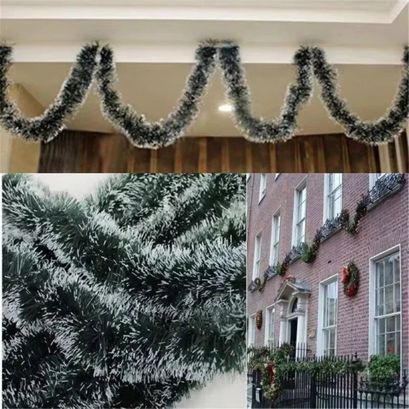 2M Christmas Ribbon Garland with Bows – Tree & Party Decor