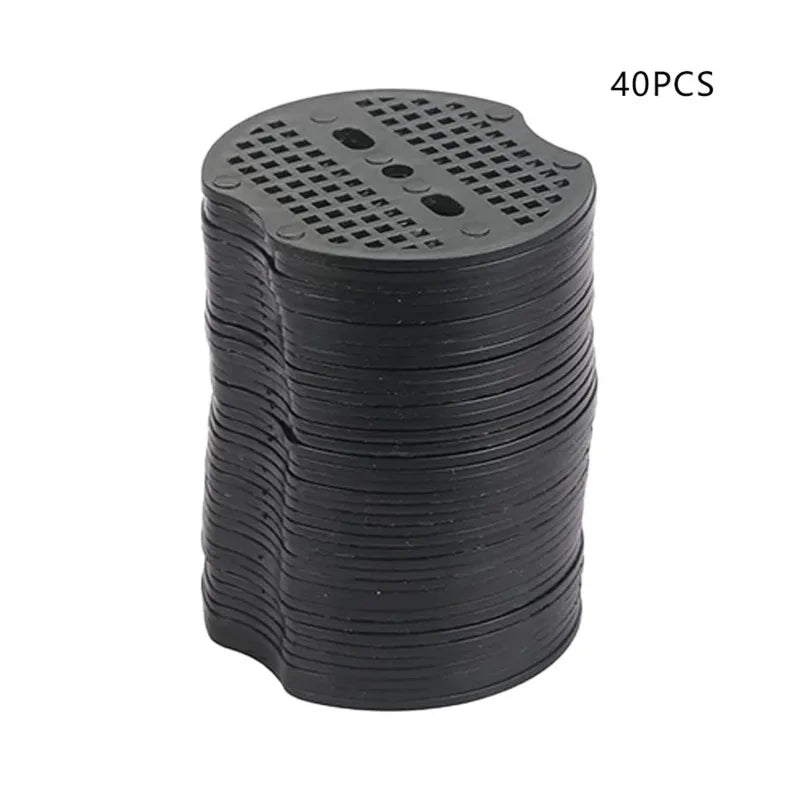 Heavy Duty U Shaped Garden Staples 20PCS Galvanized Steel Ground Pegs for Landscape Fabric Tarp Netting Fixing Tools Peaceful Pleasures Health and Wellness 40PCS Pad