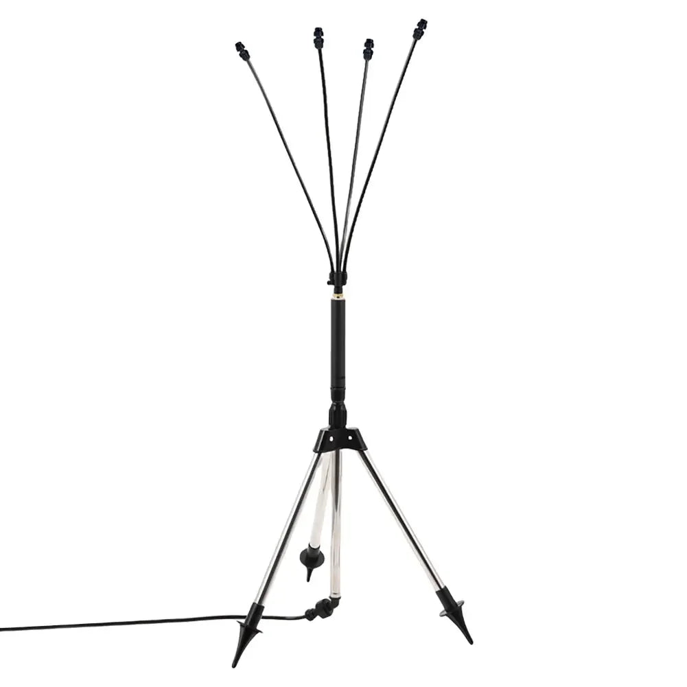 360° Adjustable Portable Patio Misting Stand for Outdoor Cooling Peaceful Pleasures Health and Wellness