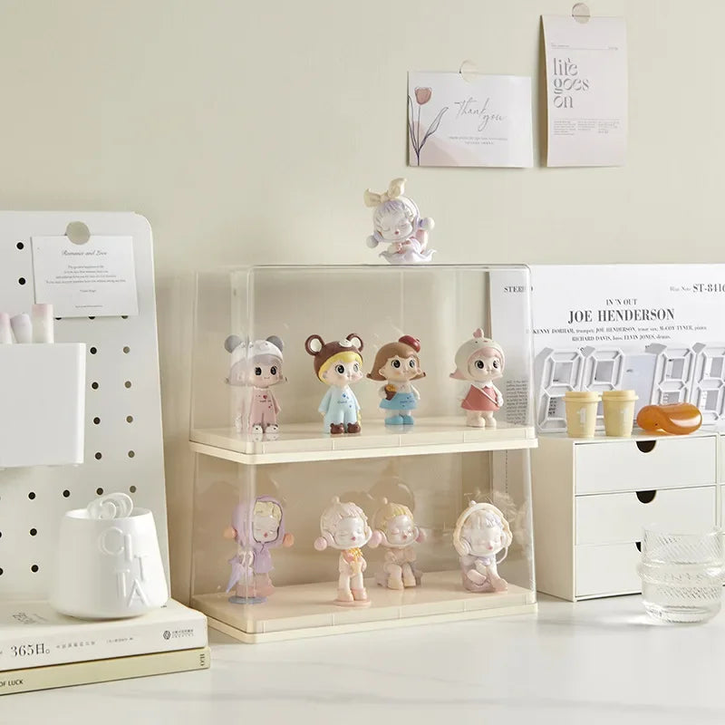 3-Tier Acrylic Display Case for Action Figures & Collectibles