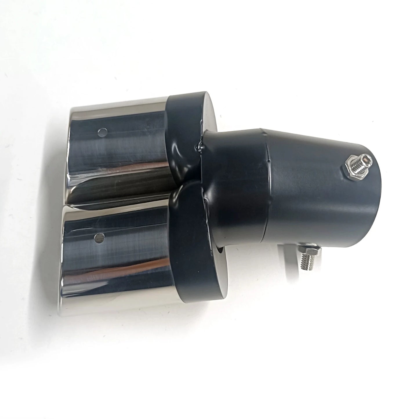 Stainless Steel Oval Dual Outlet Car Exhaust Muffler Tip