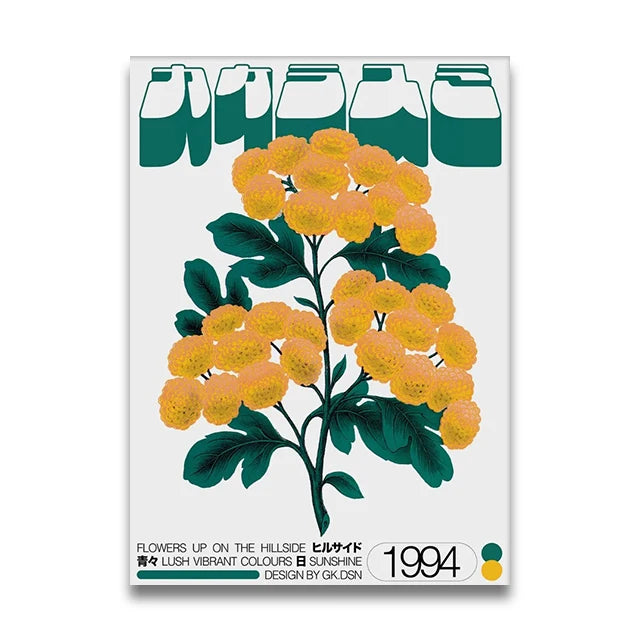Okinawa Sakura Cherry Blossom Canvas Wall Art Print | Unframed