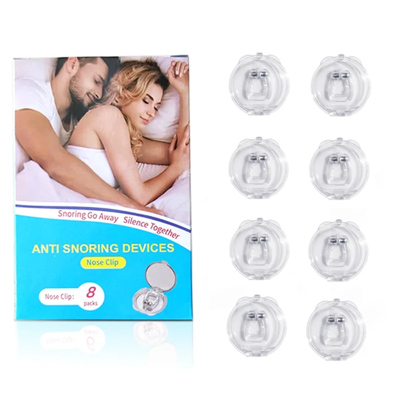 Magnetic Silicone Anti-Snoring Nose Clip | Drug-Free Sleep Aid