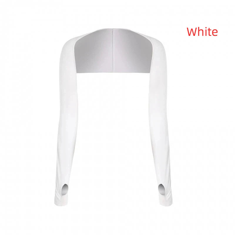 UPF 50+ Ice Silk UV Sun Protection Arm Sleeves for Women