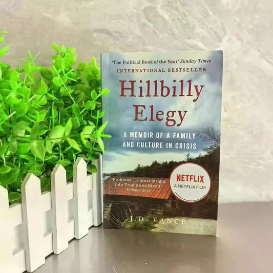 Hillbilly Elegy J D Vance Memoir Family Culture Carisis Paperback Peaceful Pleasures Health and Wellness