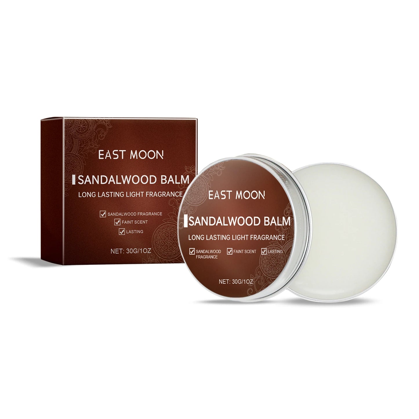 EAST MOON Solid Perfume Balm for Men – Long-Lasting Scent Gift