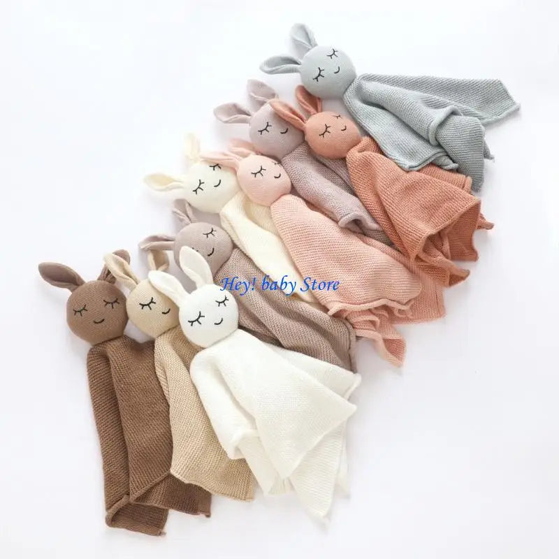 Baby Soothing Towel Cartoon Rabbit Comfort Doll for Infants