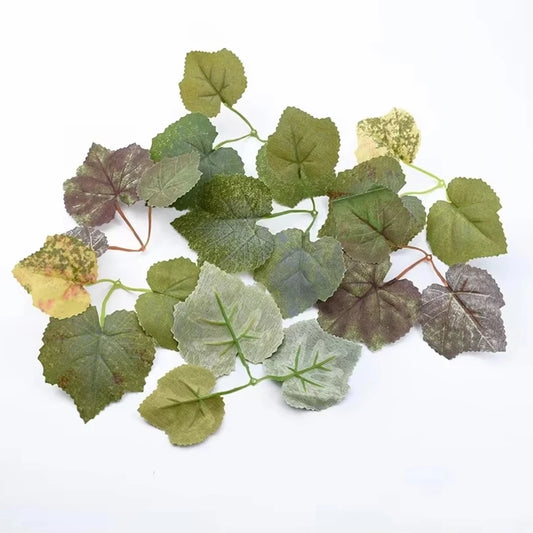 100 Pcs Artificial Green Leaves – Wedding & Home DIY Decor Artificial Leaf Decor Peaceful Pleasures Health and Wellness