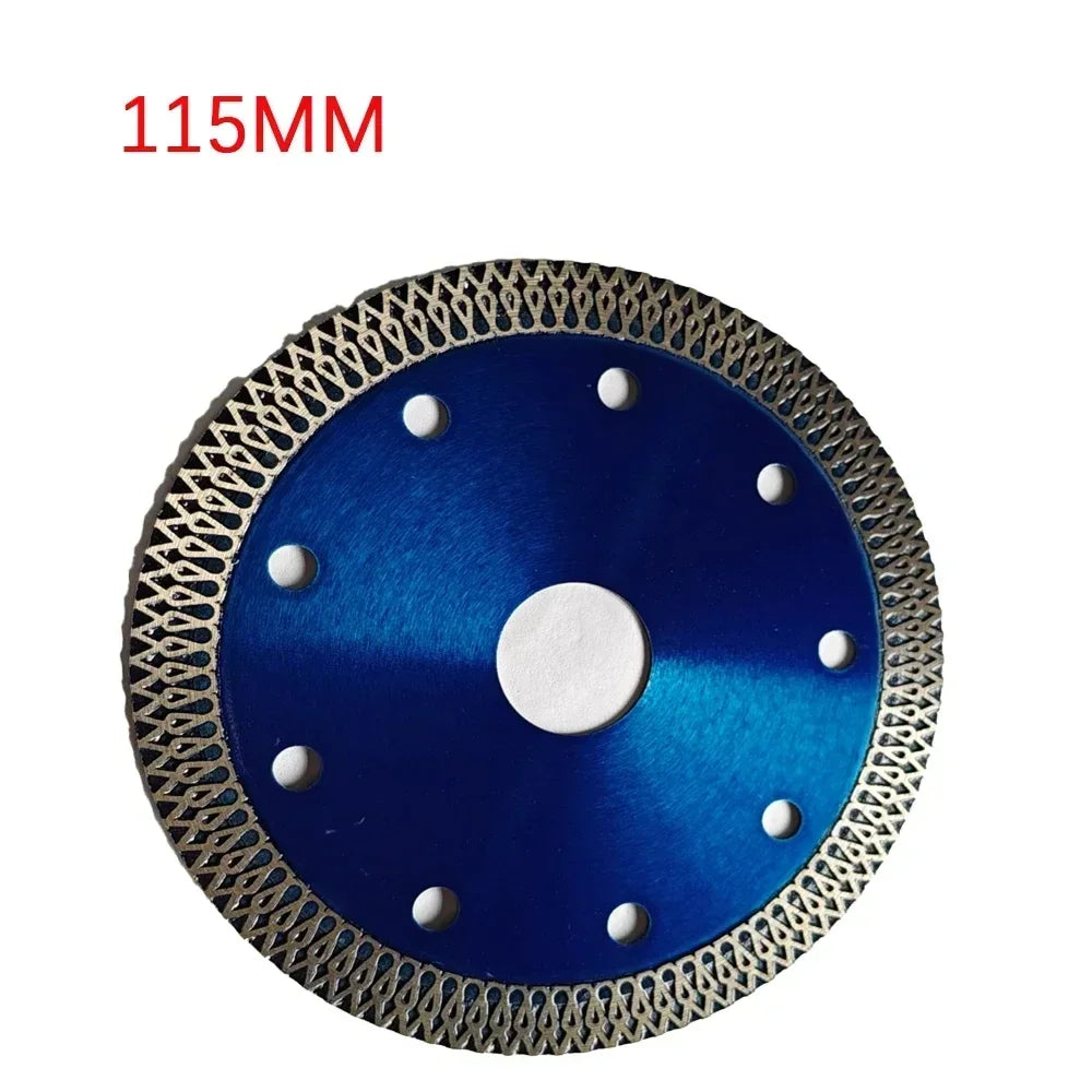 105/115/125MM Turbo Mesh Diamond Saw Blade, Ultra-Thin Cutting Disc for Granite Marble Tile Ceramic Concrete Angle Grinder Wheel Peaceful Pleasures Health and Wellness 115mm