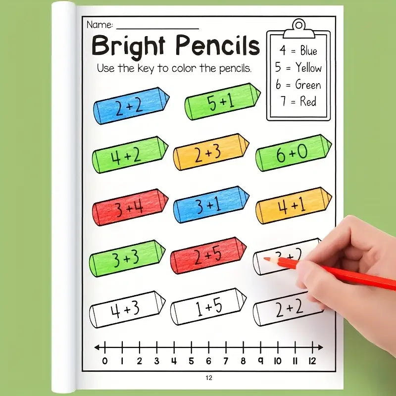 Addition Subtraction Workbooks Kids Math Practice Activity Books