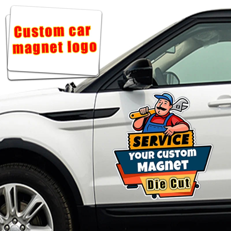 Custom Car Magnet Signs – Personalized Logo & Ad Decals