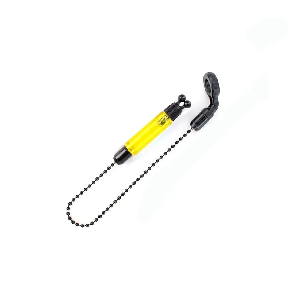 Durable Carp Fishing Swinger Hanger, Soft Chain Swing Device with Bite Alarm Connector, Angling Tackle Accessories Peaceful Pleasures Health and Wellness B2024-Yellow