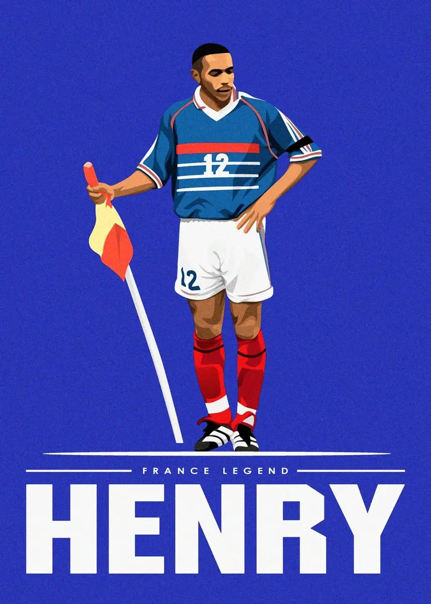 Soccer Football Star Canvas Wall Art Poster | Home Decor