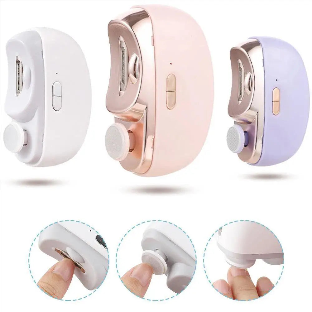 Electric Nail Clipper with Light | Safe Trimmer for All Ages Electric Nail Trimmer Peaceful Pleasures Health and Wellness