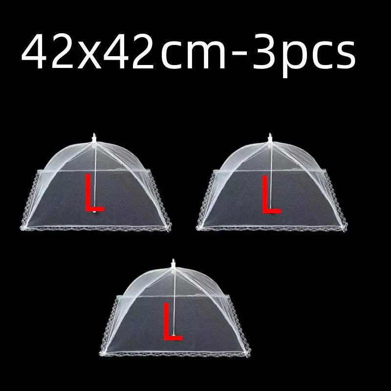 Collapsible Mesh Food Cover – Pop-Up Fly Net for BBQ & Outdoors