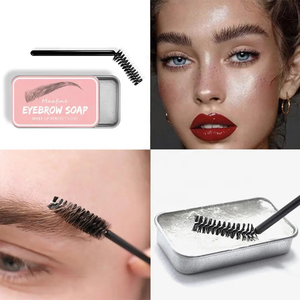 Transparent Eyebrow Styling Wax Soap | Long-Lasting Brow Gel Eyebrow Styling Wax Peaceful Pleasures Health and Wellness