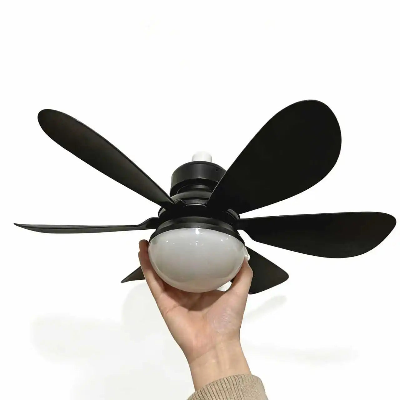 E27 Socket Ceiling Fan with LED Light & Remote Control