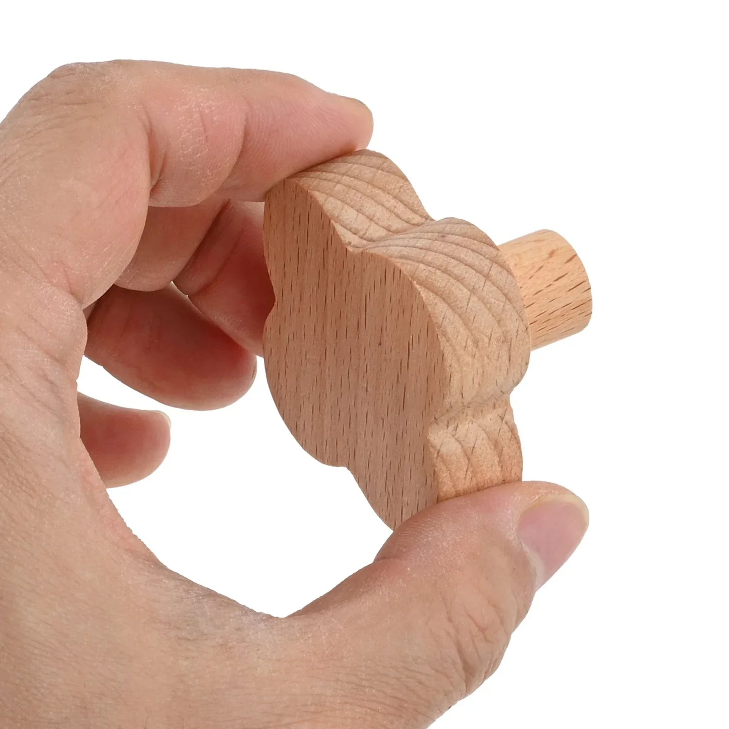 Cute Animal Wooden Cabinet Knobs & Drawer Handles w/ Screw