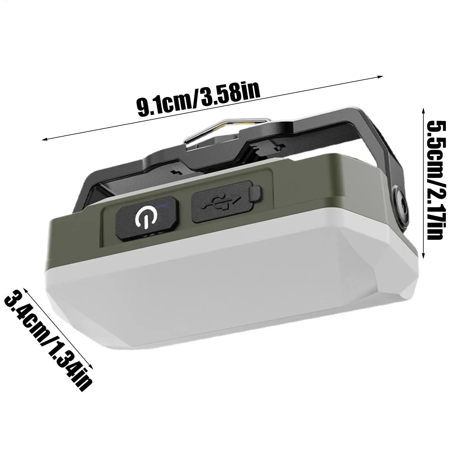 Camping Lantern LED Magnetic Spotlight Waterproof Stepless Dimming Work Camping Lights For Hiking Fishing Tent Outdoor Power Peaceful Pleasures Health and Wellness