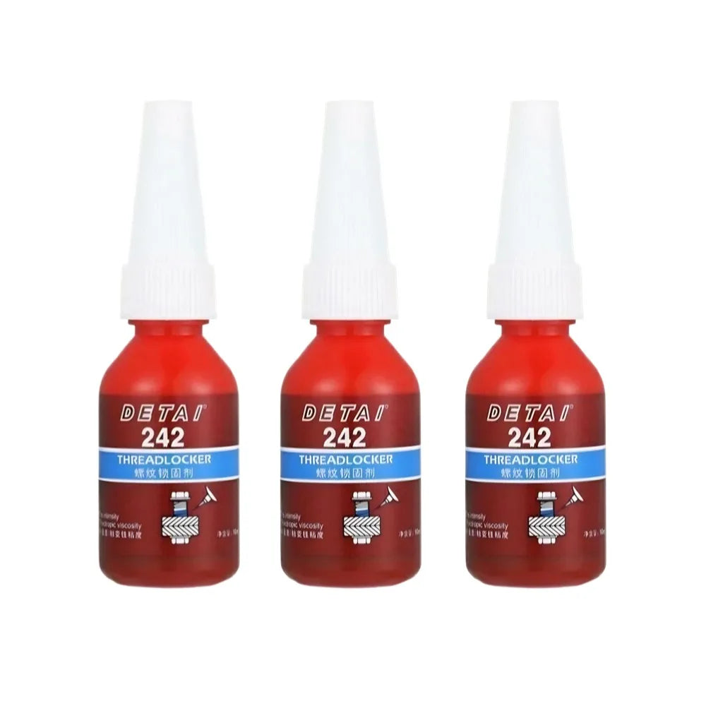 242 Medium Strength Blue Threadlocker Anaerobic Adhesive 10ml