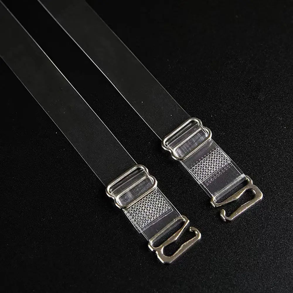 Transparent Invisible Bra Straps – Adjustable Non-Slip
