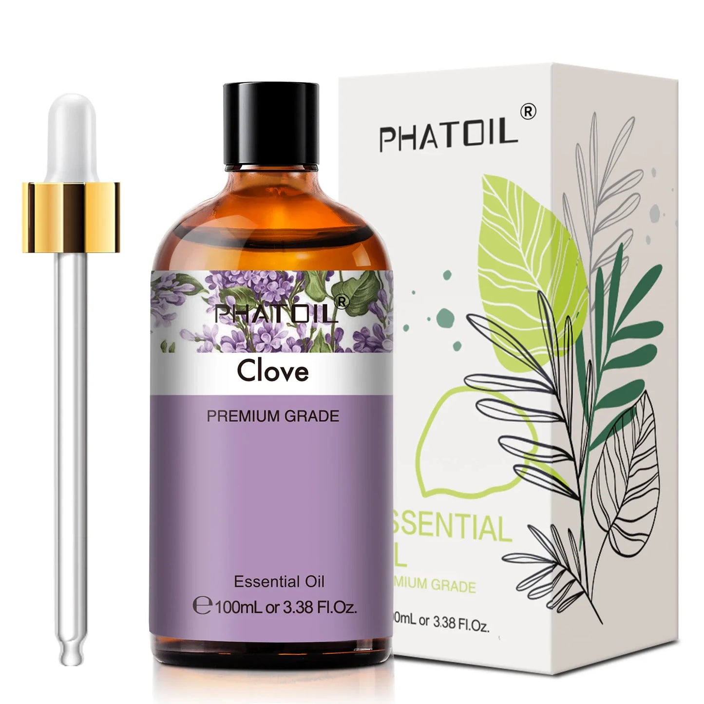 PHATOIL 100ml Pure Essential Oils for Diffuser | Aromatherapy