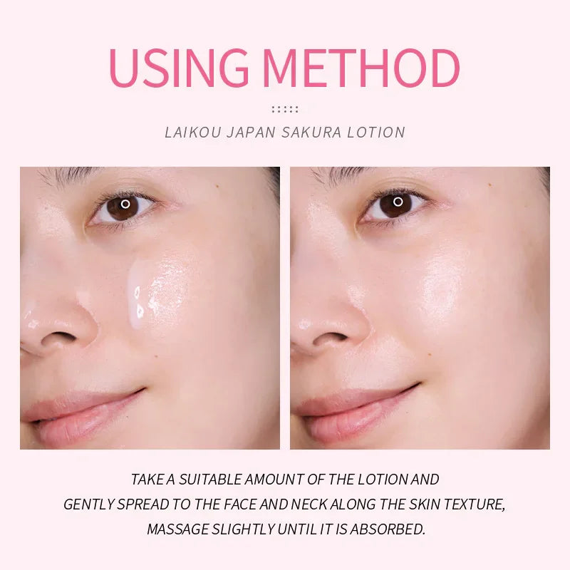 LAIKOU Sakura Face Lotion – Pore Minimizing & Hydrating Peaceful Pleasures Health and Wellness