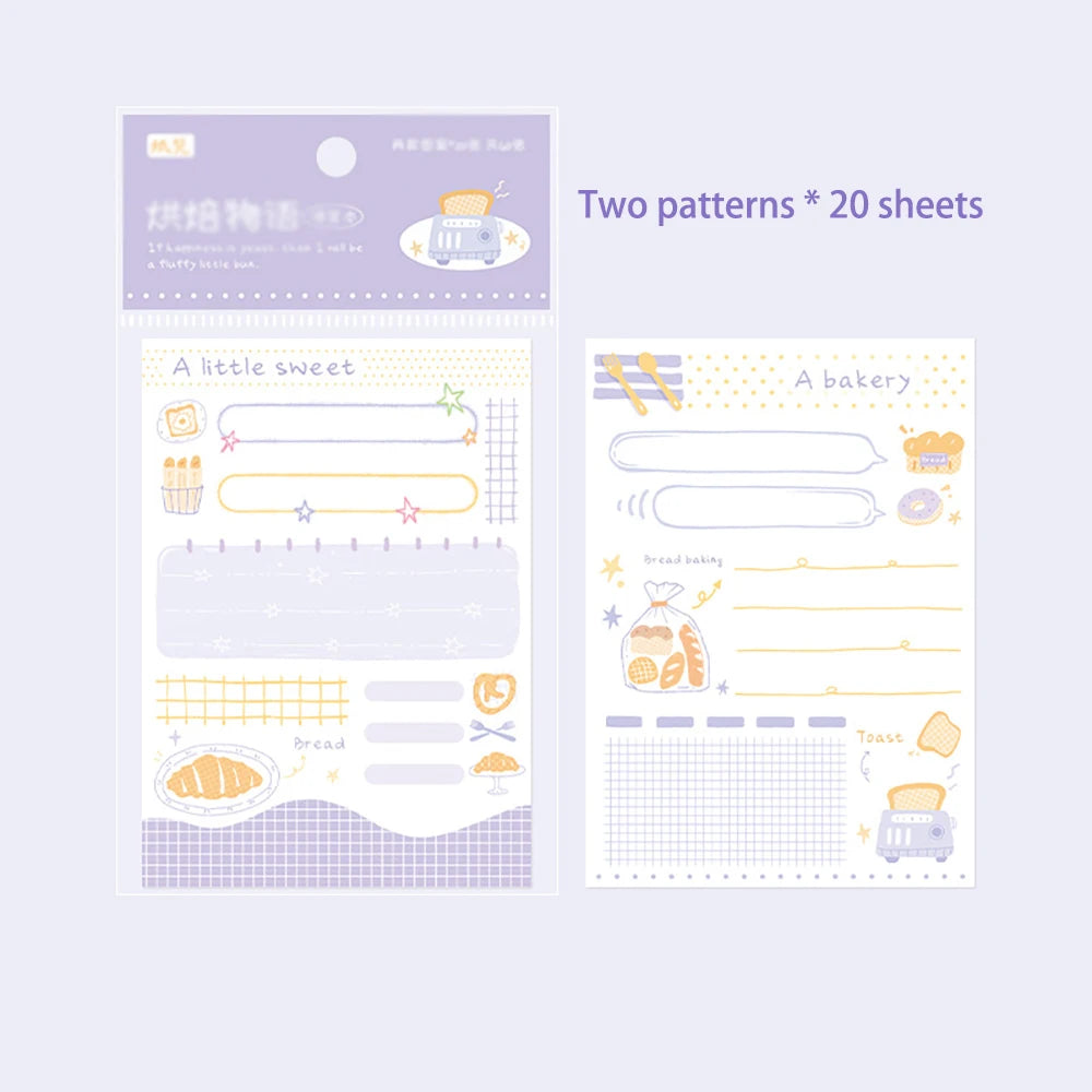 Memo Book Three Liang Sweet Event Series Non Stick Handbook Material