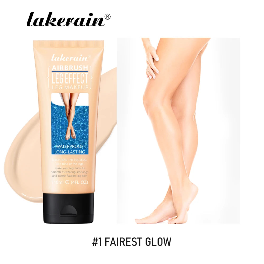 Leg Liquid Concealer Makeup Moisturizing Waterproof Anti-Transfer Covering Leg Blemishes Creating Natural And Healthy Complexion Peaceful Pleasures Health and Wellness 01 fairest glow