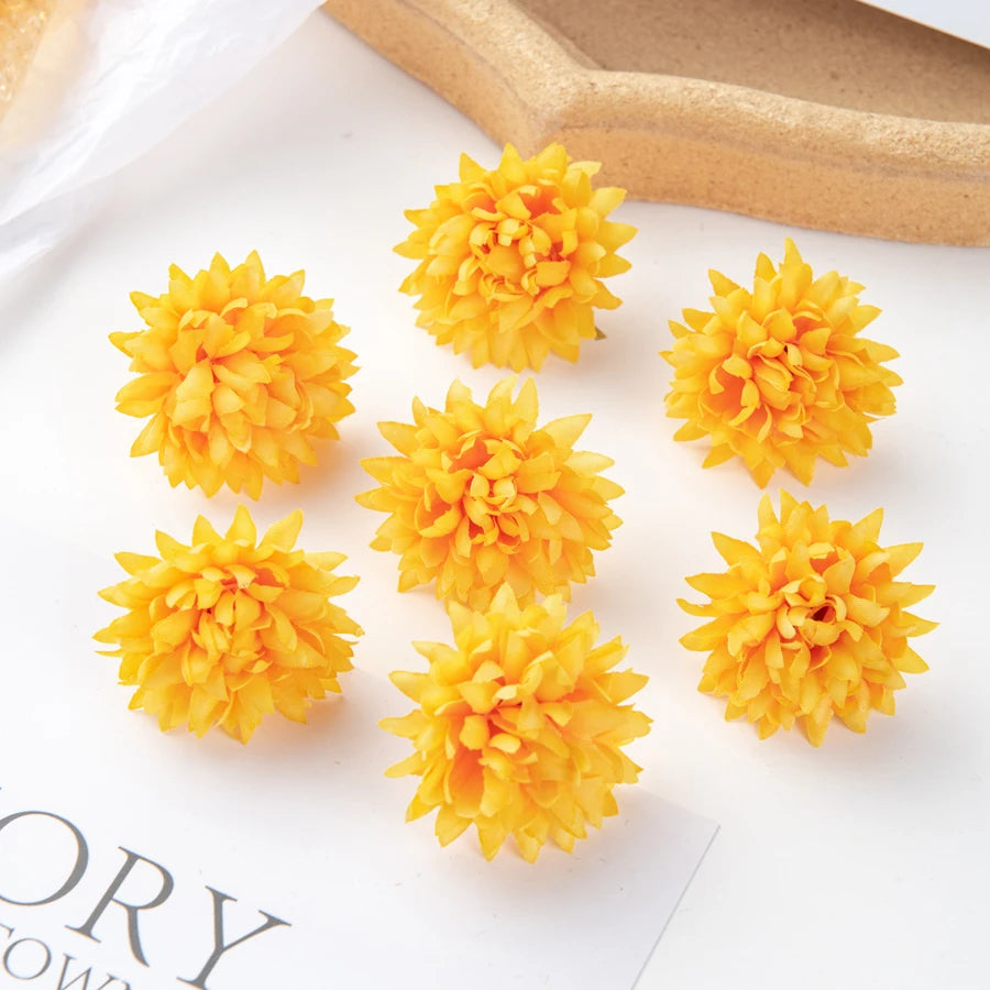 50/100 Silk Carnation Flower Heads – Wedding & DIY Décor