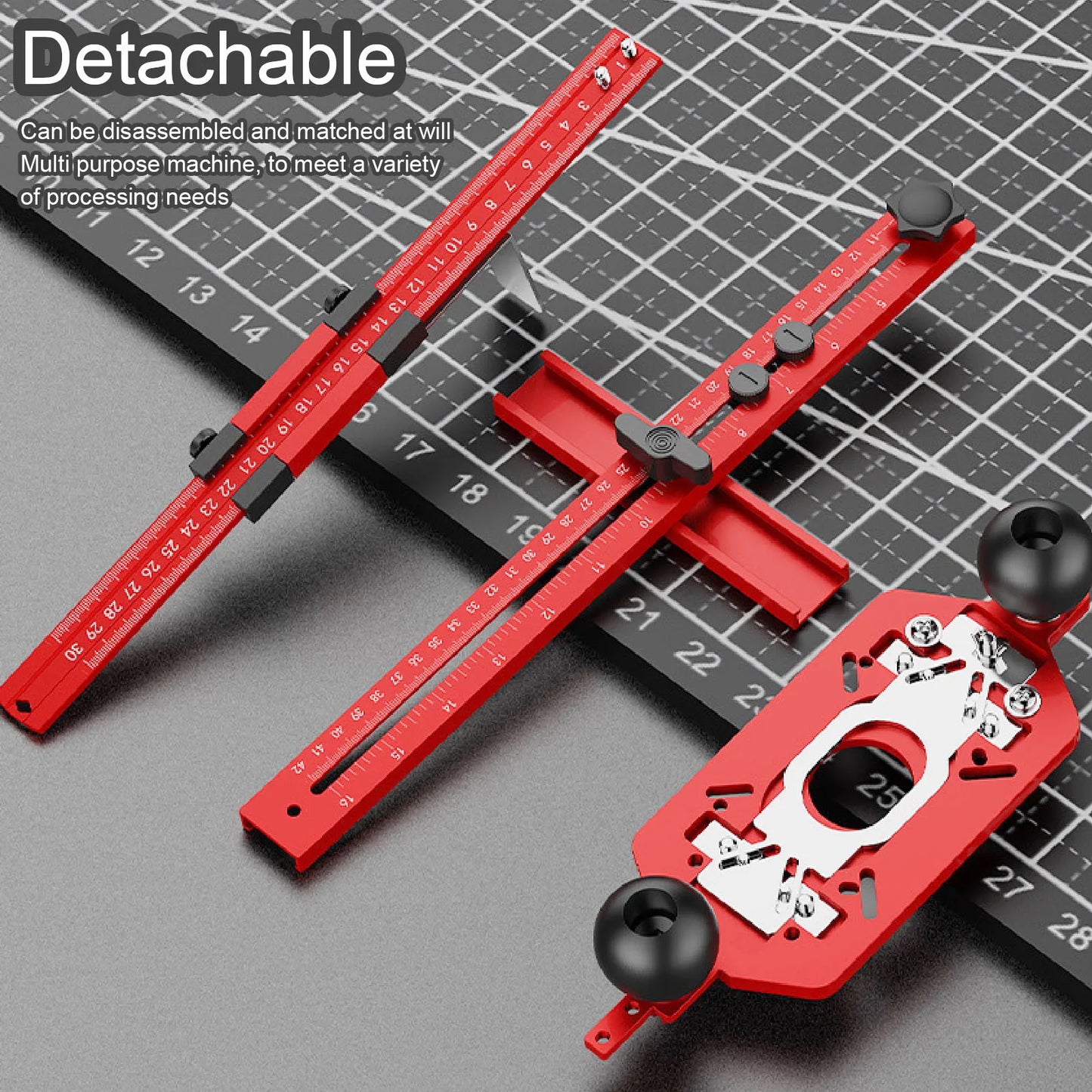 Router Milling Groove Bracket 1 Adjustable Circle Cutting Guides