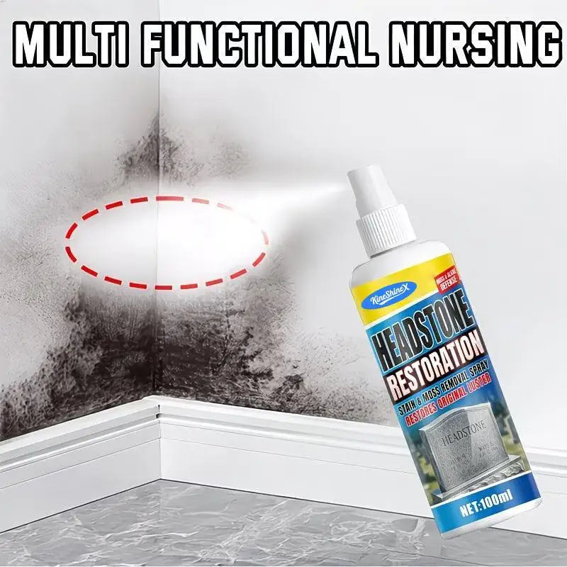 Headstone Restoration Spray – Moss & Stain Remover for Gravestones Stone Restoration Spray Peaceful Pleasures Health and Wellness