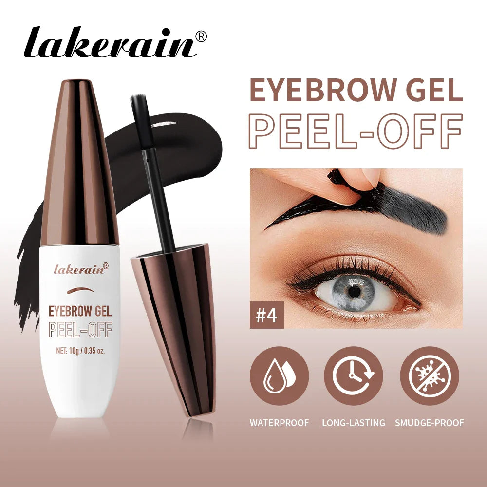 Lakerain Peel-Off Eyebrow Tint Gel – Waterproof Brow Color