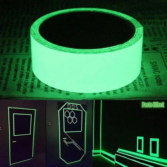 5M Glow in the Dark Self-Adhesive Tape | Waterproof Luminous Strip Luminous Adhesive Tape Peaceful Pleasures Health and Wellness