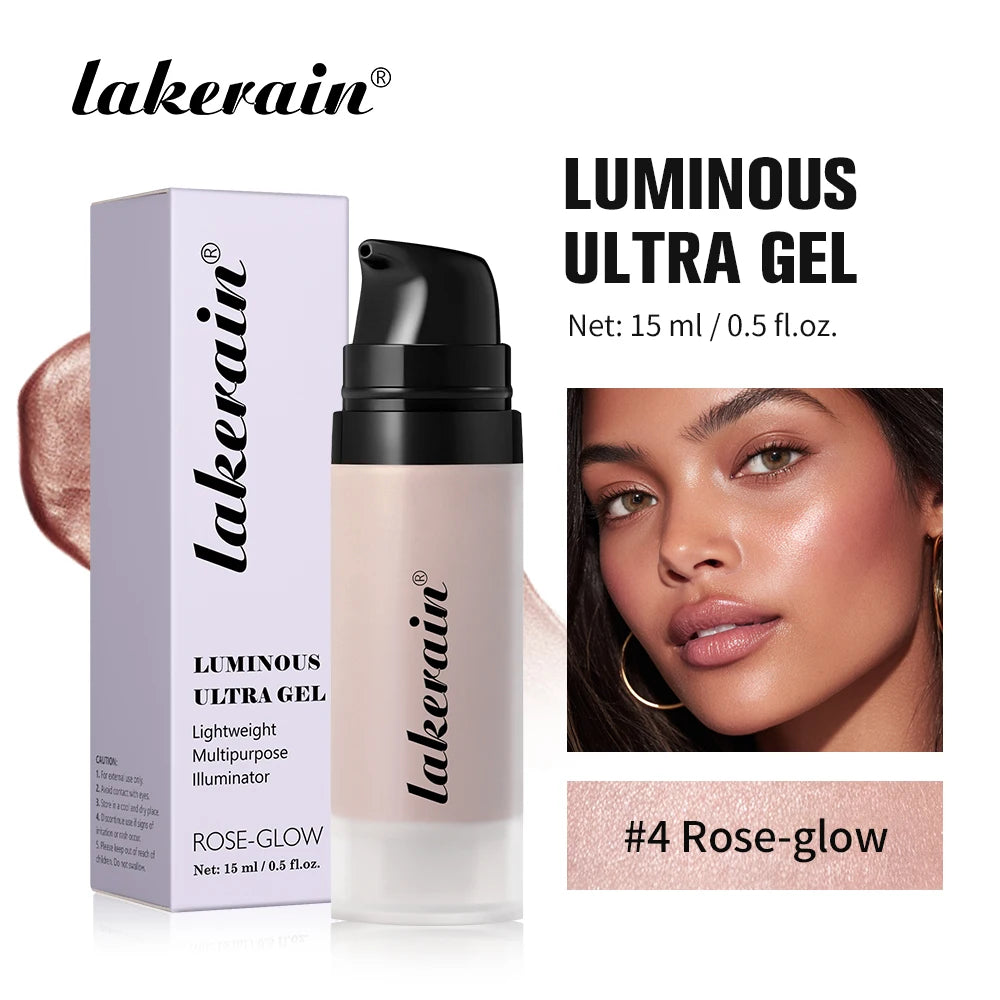 Pre Makeup Brightening Essence Deep Moisturizing Long Lasting Brightening Skin Used for All Skin Types Mixed Use with Cosmetics Peaceful Pleasures Health and Wellness Rose-glow