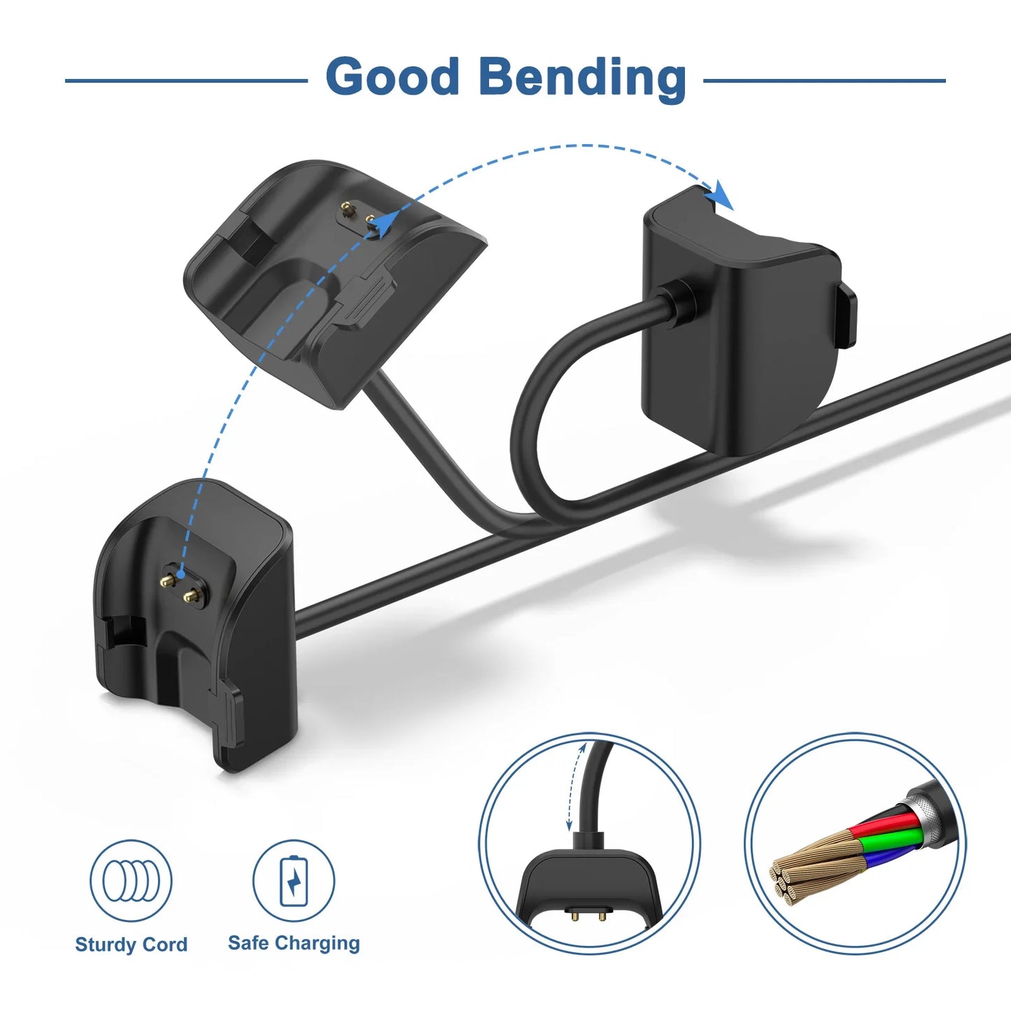 USB Charging Dock for Samsung Galaxy Fit 2 SM-R220 Smartwatch