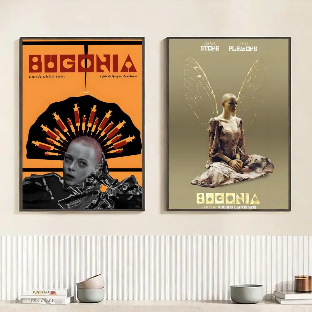 Character B-Bugonia Poster HD Self Adhesive Waterproof Wall Art Ideal for Home Office Dorm Bedroom Great Gift Peaceful Pleasures Health and Wellness