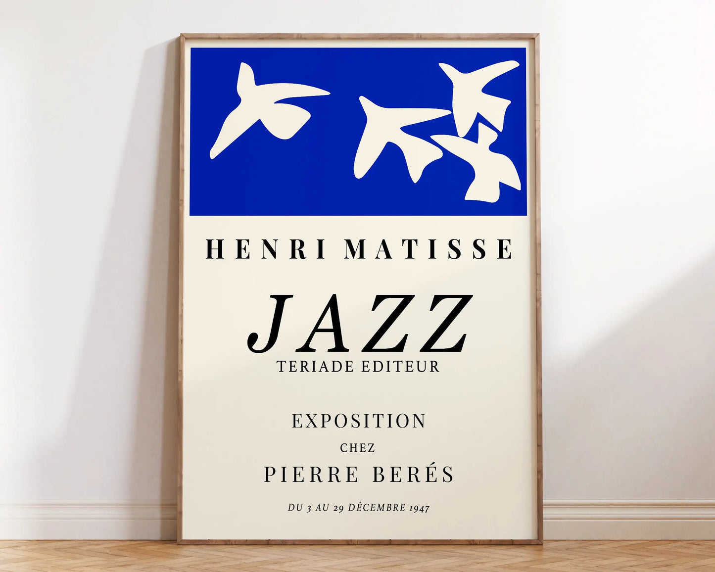 Matisse Abstract Floral Canvas Print | Botanical Wall Art Poster